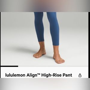 Align High Rise Pant with Side Pockets